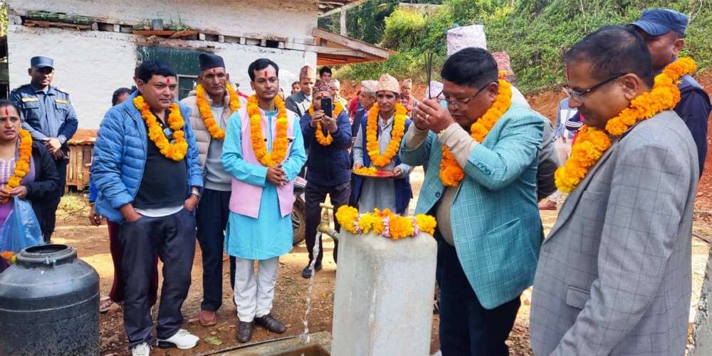  दलित बस्तीमा 'एक घर एक धारा'