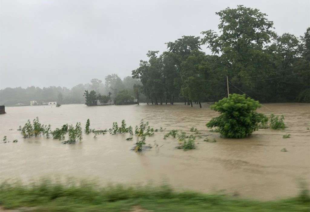  बर्दियामा अति भारी वर्षा, रम्भापुरमा २२६ मिलिमिटर वर्षा मापन